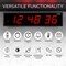 Ivation 60'' Large Digital Wall Clock, LED Digital Clock with Remote Control - Stopwatches